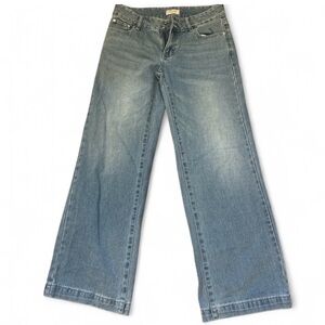 Pacsun Casey low Rise Baggy Jeans Double Button, Size 26 Denim Wide Leg Jeans